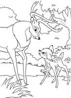 kolorowanki Bambi Disney malowanki do wydruku numer 60